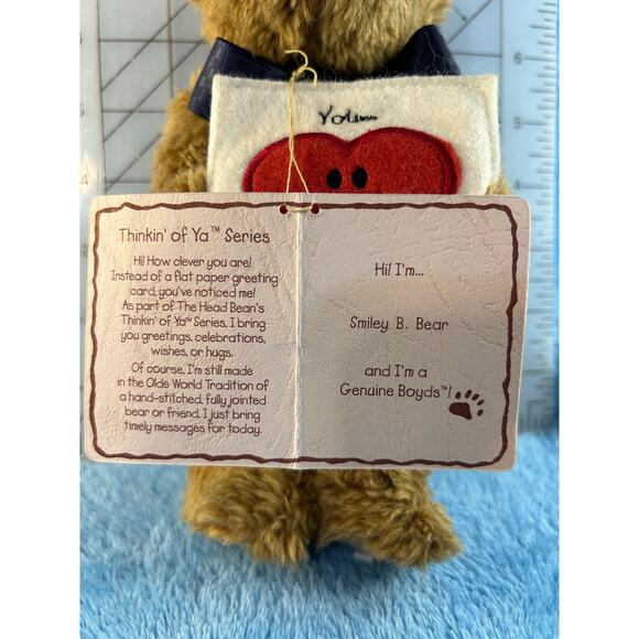 Boyds Plush "Smiley B. Bear"  7" Jointed Bear Style #903094 -Retired - Picture 5 of 5
